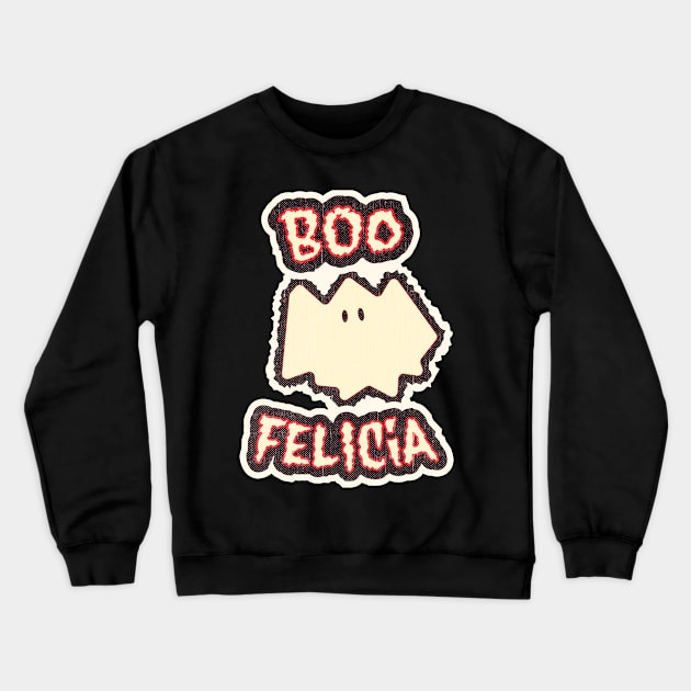 Boo Felicia Crewneck Sweatshirt by retroready